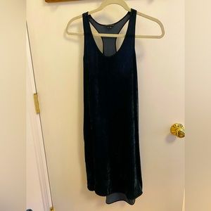 Theory velvet tank dress